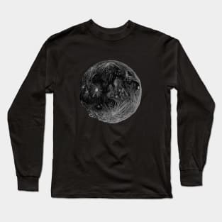 Hand drawn moon Long Sleeve T-Shirt